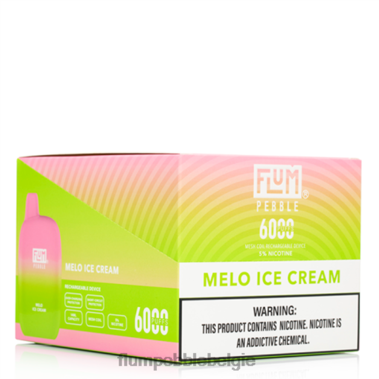 FLUM PEBBLES 6000 soesjes 10 pakjes 4864R56 melo-ijs - Flum Pebble Brussel
