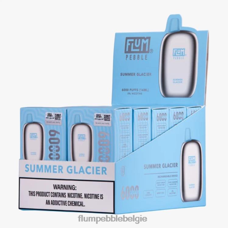 FLUM PEBBLES 6000 soesjes 10 pakjes 4864R81 zomer gletsjer - Flum Pebble Vape Belgie