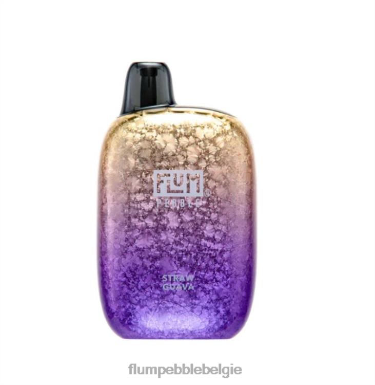 FLUM PEBBLES 6000 trekjes 4864R44 stro guave - Flum Pebble Vape Near Me