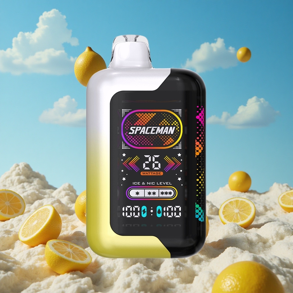 Citroen Pop SPACEMAN SP40000 Disposable 40000 Puffs 20ml Belgie Groothandel