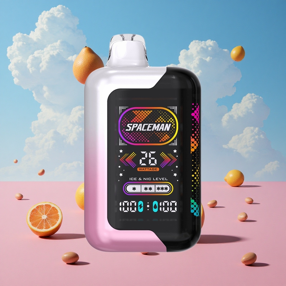Roze Citroenachtig SPACEMAN SP40000 40000 Peuken 20ml Vloeistof Belgie Groothandel