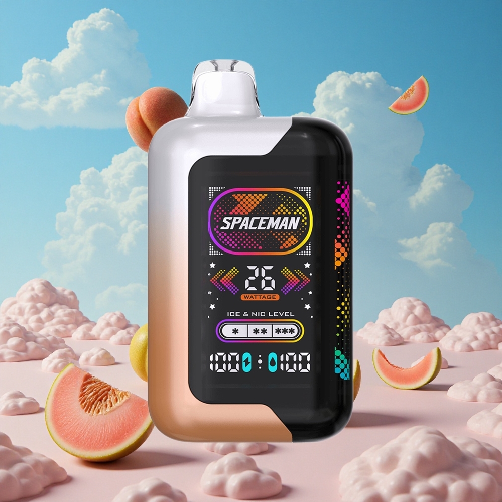Zoete Perzik Watermeloen SMOK SPACEMAN SP40000 40000 Puffs 20ml eLiquid Belgie Groothandel