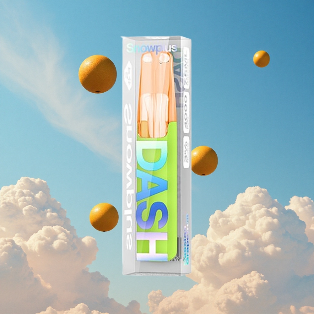 Passionfruit Grapefruit Snowplus Dash 4000 Puffs Keramische Atomizer Belgie Groothandel