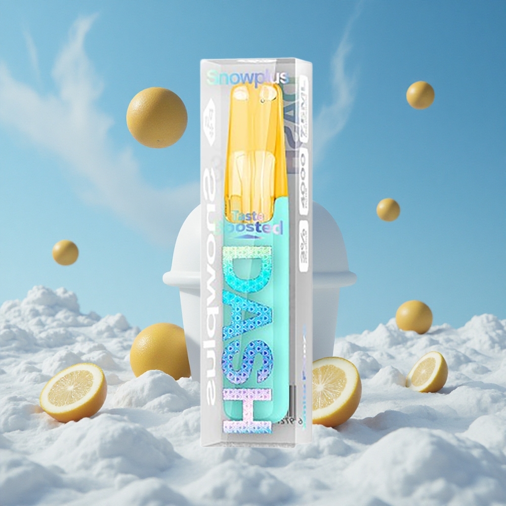 Witte Bevriezing Snowplus Dash 4000 Puffs Keramische Belgie Groothandel