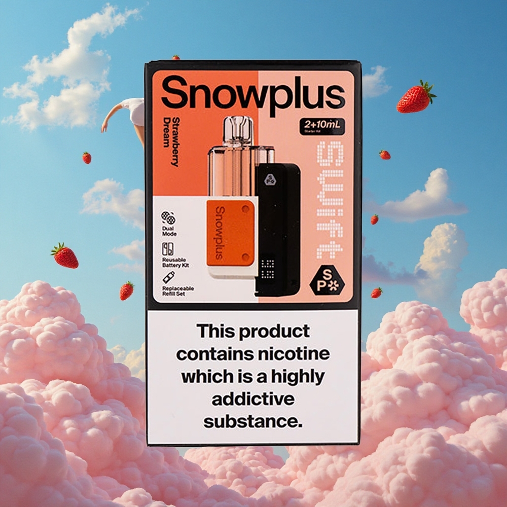 Aardbei Droom Snowplus Swift 5000 Puffs Dubbele Mesh Spoel Belgie Groothandel