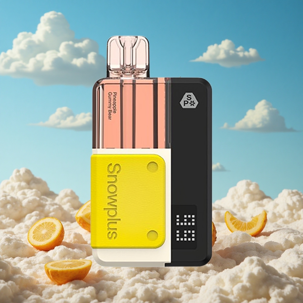 Ananas Gummybeer Snowplus Swift 5000 Puffs Dubbele Mesh Spoel Belgie Groothandel