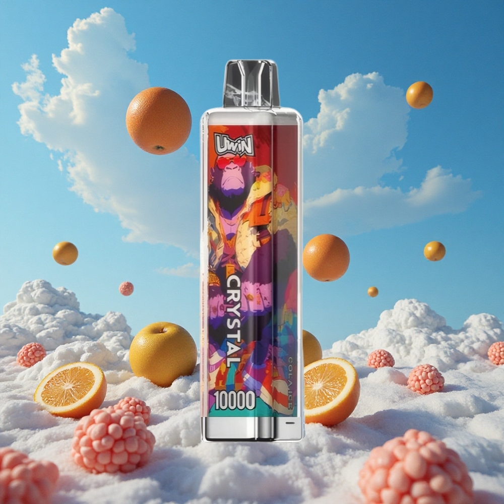 Cola IJs UWIN Crystal 10000 Puffs 18ml Belgie Groothandel