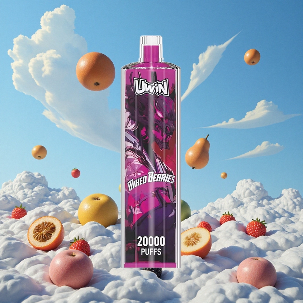 Gemengde Bessen Uwin Shisha Hookah Crystal 20000 Puffs 22ml Belgie Groothandel