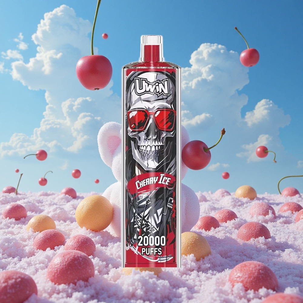 Kers IJs Uwin Shisha Hookah Crystal 20000 Puff 22ml Belgie Groothandel