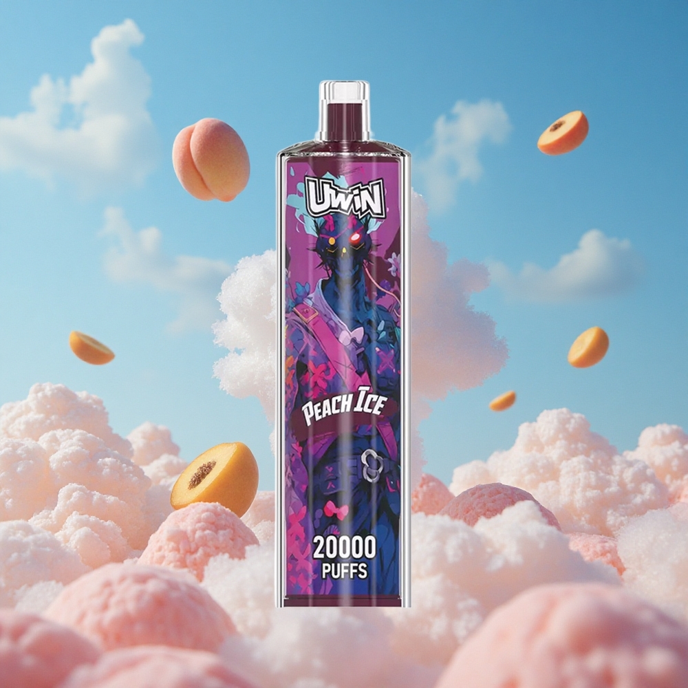 Peren IJs + Uwin Shisha Hookah Crystal 20000 Puff + Belgie Groothandel