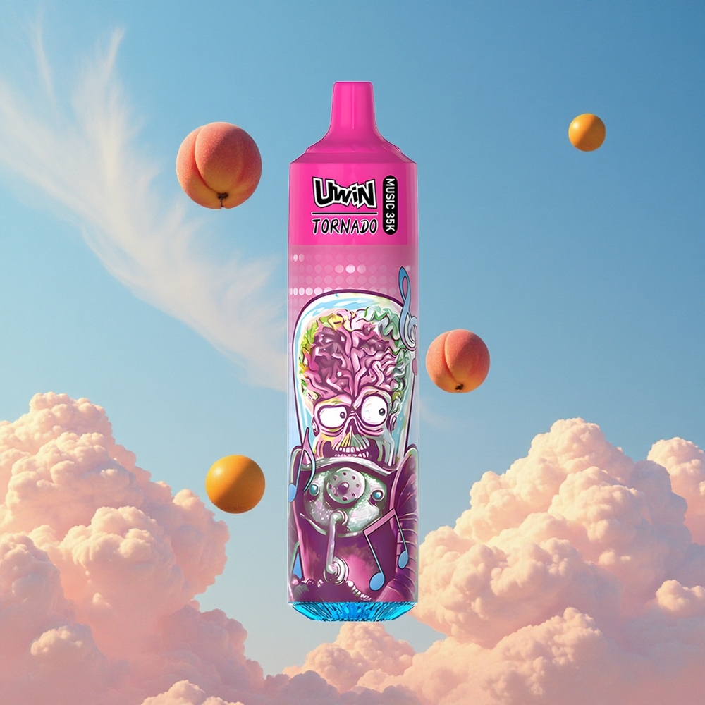 Perzikbes Uwin Tornado 35000 Puffs Oplaadbare Belgie Groothandel