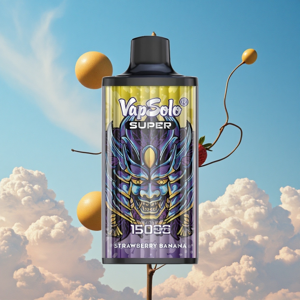 Aardbei Banaan Vapsolo Super 15000 Puffs 40ml Belgie Groothandel