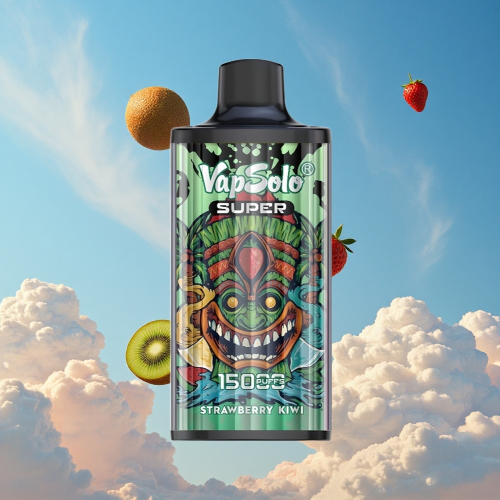 Aardbei Kiwi Vapsolo Super 15000 Puffs 40ml Belgie Groothandel