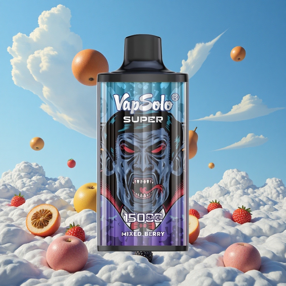 Gemengde Bessen Vapsolo Super 15000 Puffs 40ml Belgie Groothandel