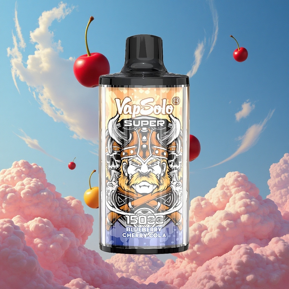 Kersen Cola Vapsolo Super 15000 Puffs 40ml Belgie Groothandel