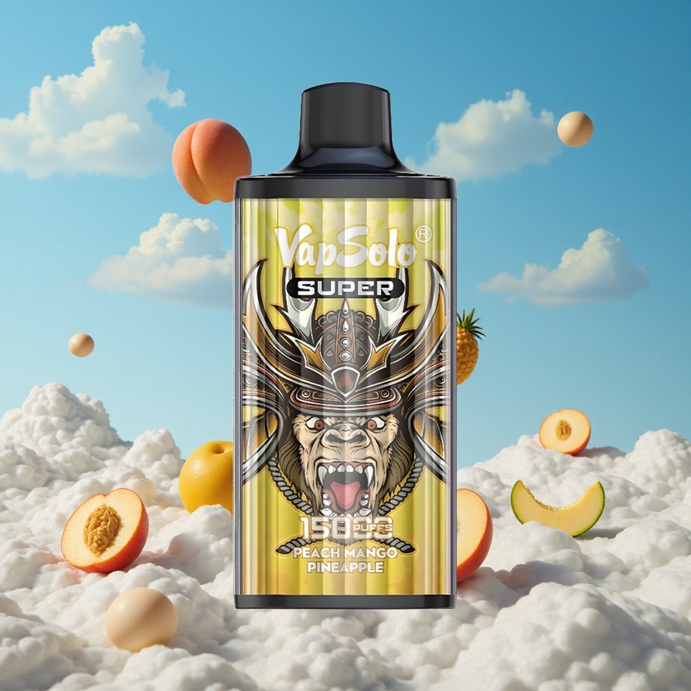 Perzik Mango Ananas Vapsolo Super 15000 Puffs 40ml Belgie Groothandel