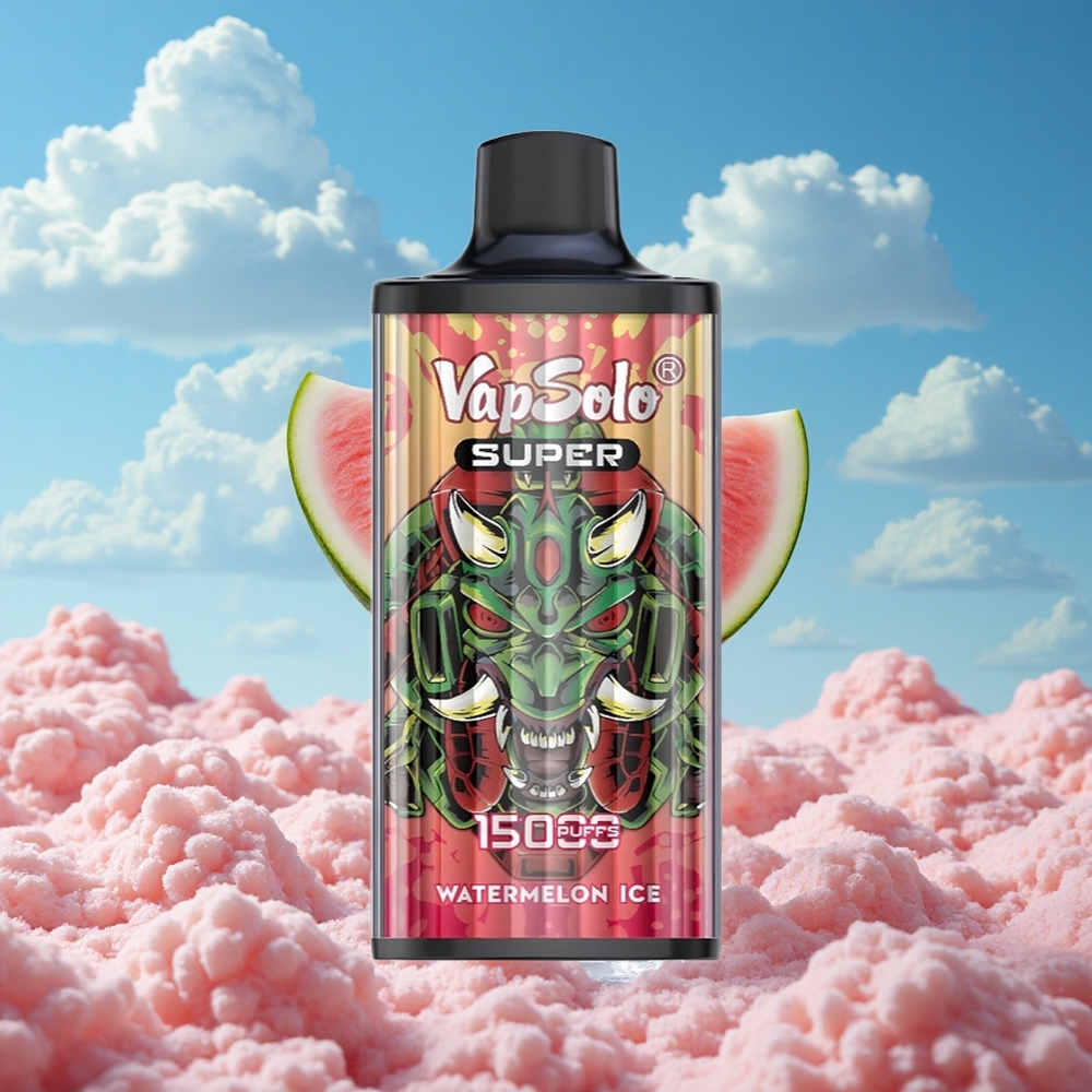 Watermeloen Ijs Vapsolo Super 15000 Puffs 40ml Belgie Groothandel
