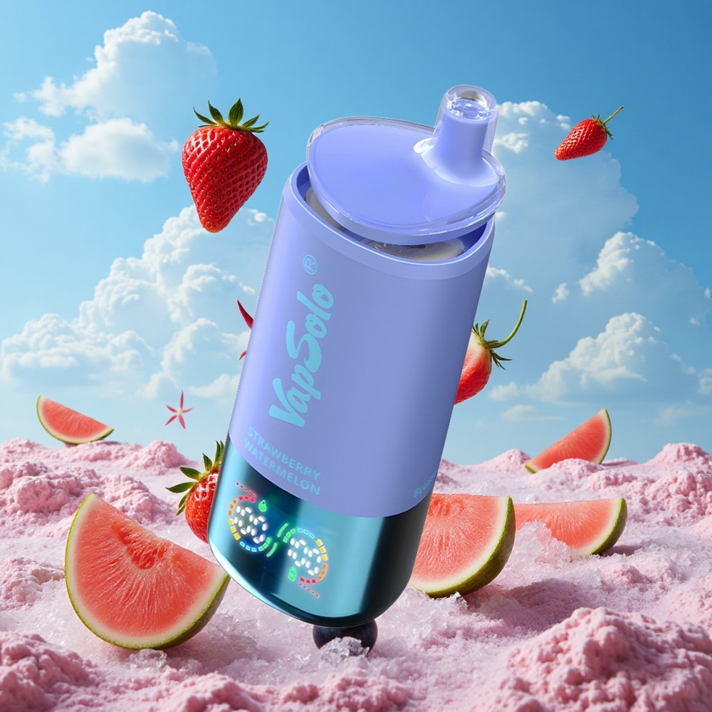 Aardbei Watermeloen & Bosbes Ijs VapSolo Triple 30000 Puffs 40ml Belgie Groothandel