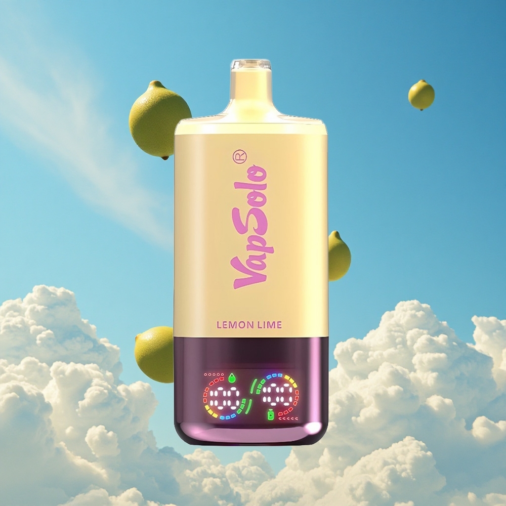 Citroen Limoen VapSolo Triple 30000 Puffs 40ml Belgie Groothandel