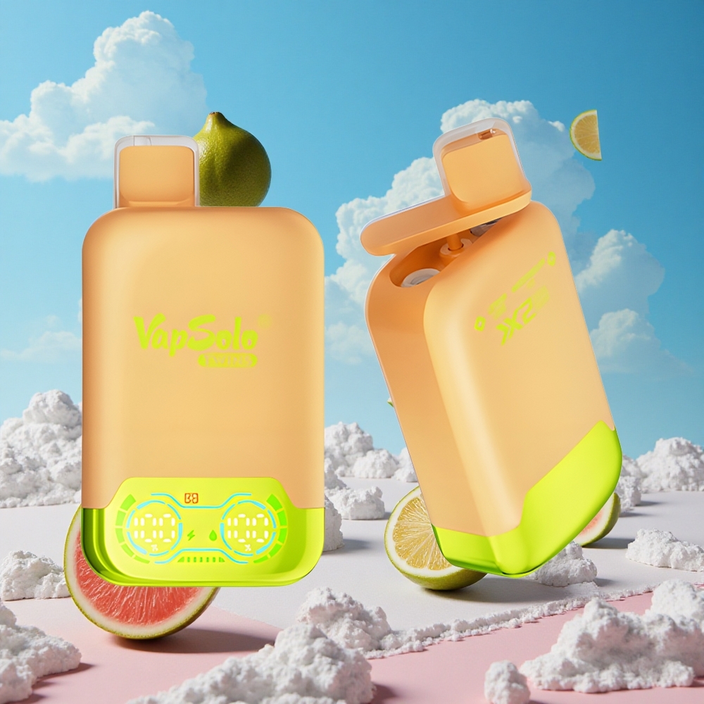 Citroen Limoen & Watermeloen IJs Vapsolo Twins 20000 Puffs 40 ml Belgie Groothandel