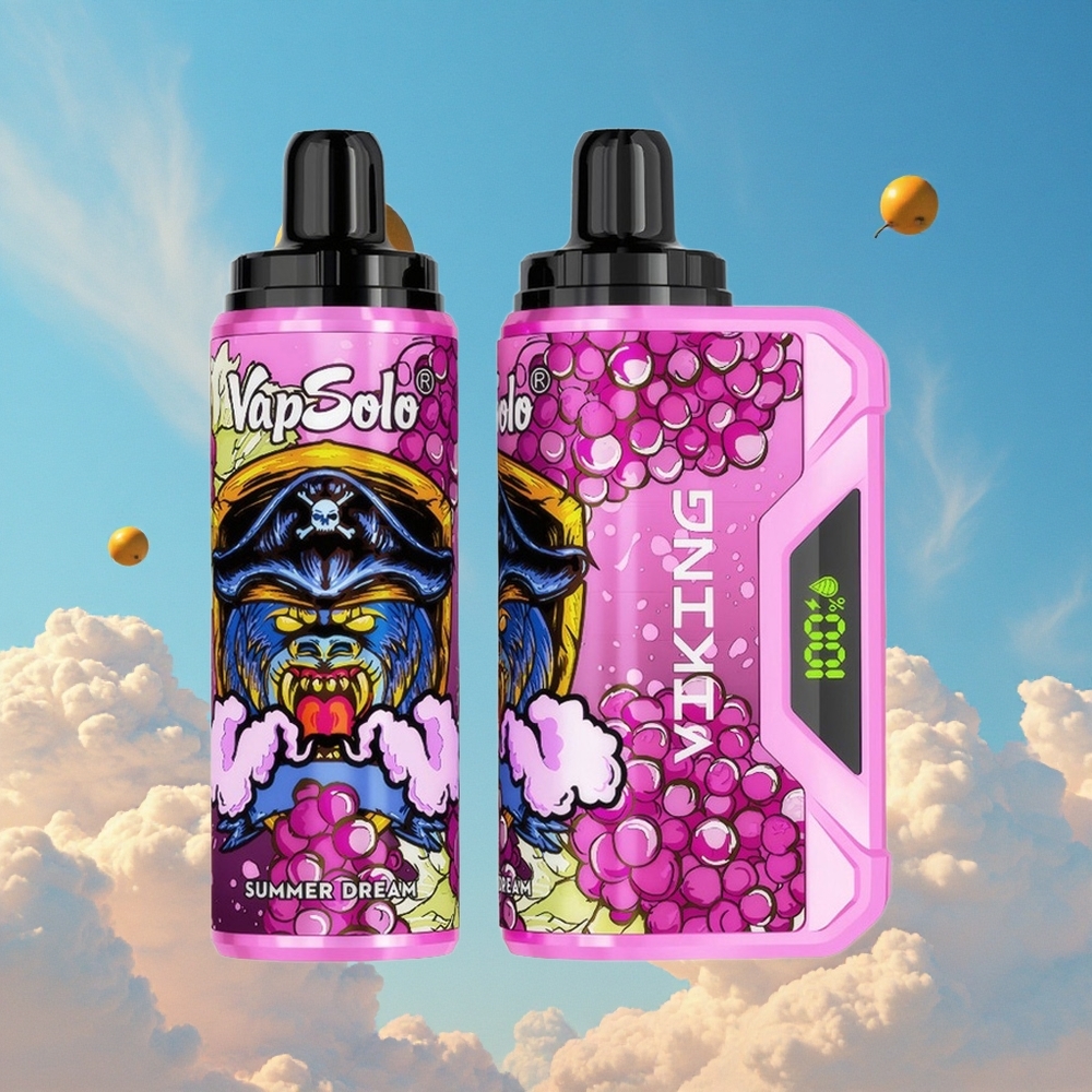 Zomerdroom VapSolo VIKING 12000 Puffs Wegwerp Vape 22ml Belgie Groothandel