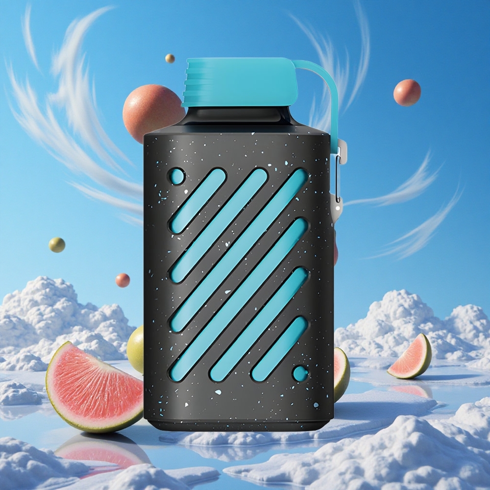 Blauwe Framboos IJs VOZOL GEAR 10000 Puffs Vergrote Vloeistofcapaciteit Belgie Groothandel
