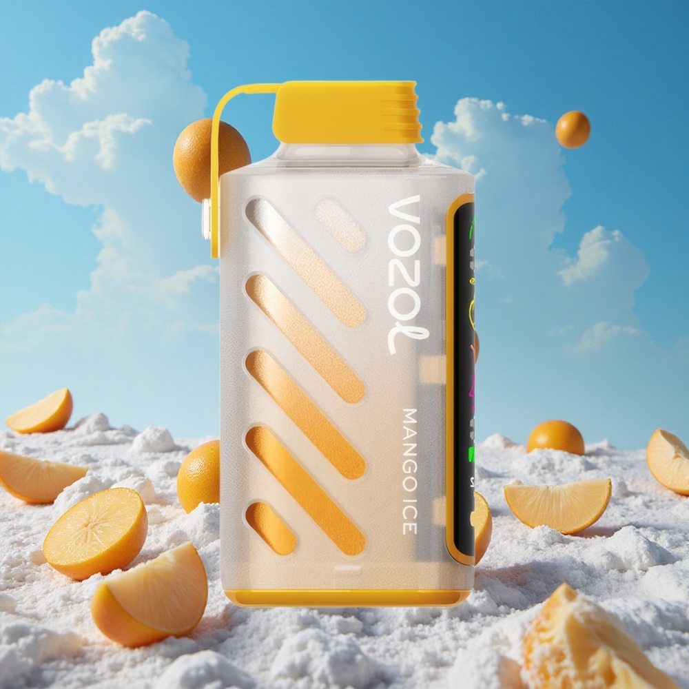 Mango Ijs VOZOL Gear Power 20000 Puffs Dubbele Mesh Spoel Coil Belgie Groothandel