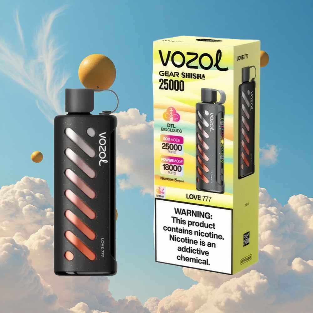 30 Heerlijke Smaken VOZOL Gear Shisha 25000 Puffs Wegwerp Vape Love 777 Belgie Groothandel
