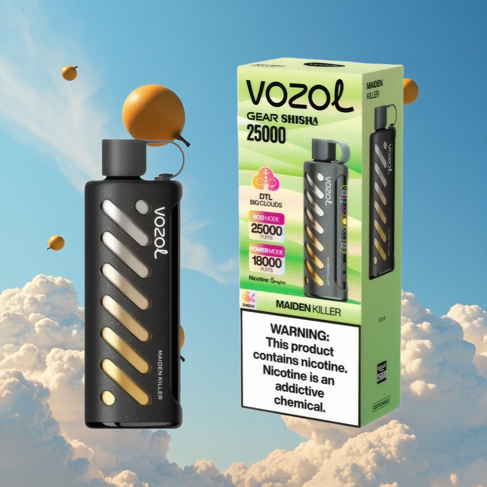 30 Heerlijke Smaken VOZOL Gear Shisha 25000 Puffs Wegwerp Vape Maiden Killer Belgie Groothandel