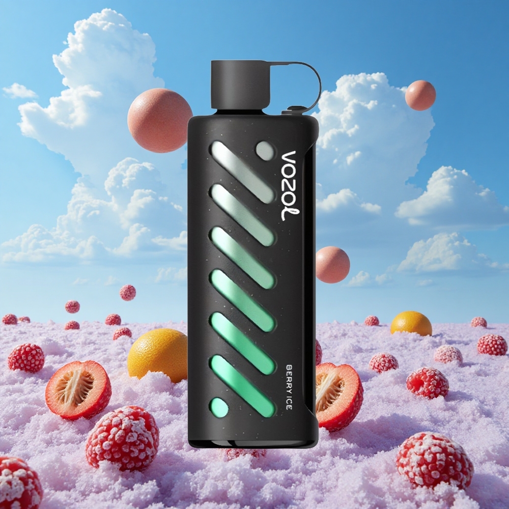 Bes-Koud Combinatie VOZOL Gear Shisha 25000 Puffs Dubbele Mesh Spoel Belgie Groothandel