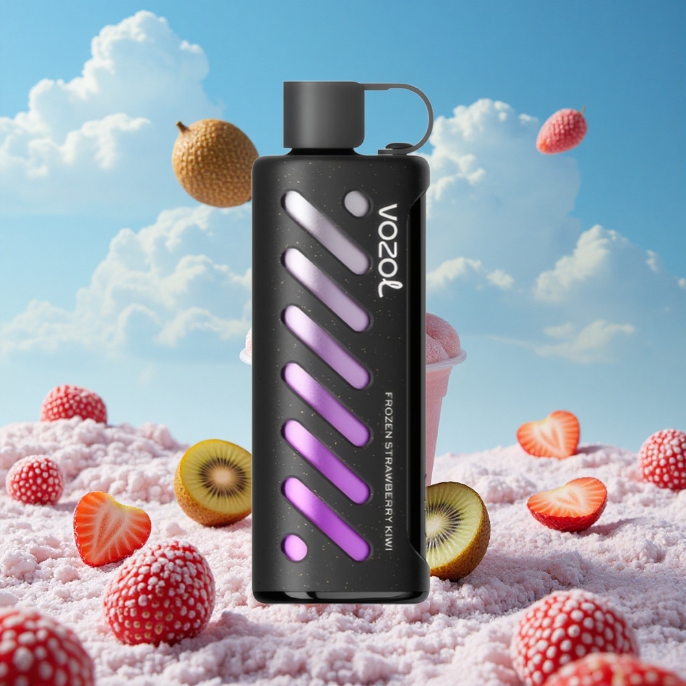 Bevroren Aardbei Kiwi VOZOL Gear Shisha 25000 Puffs Dubbele Mesh Belgie Groothandel