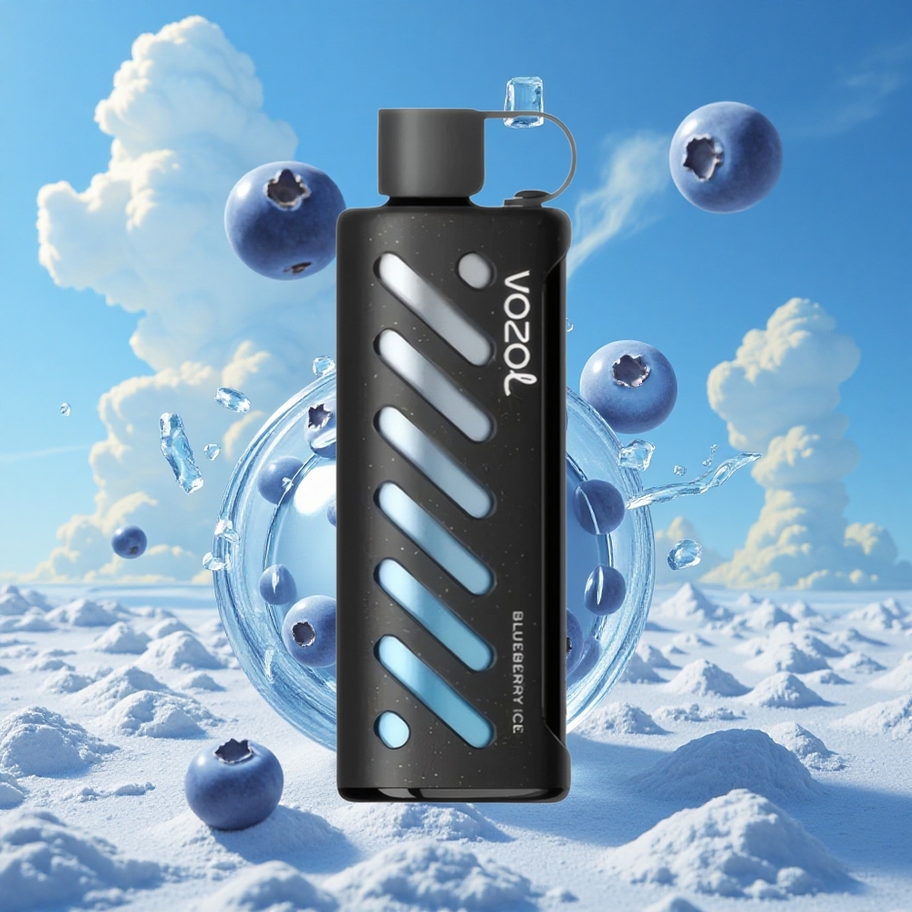Blauwe Bes IJs + VOZOL Gear Shisha 25000 Puffs Wegwerp Vape Dubbele Mesh Modus Belgie Groothandel