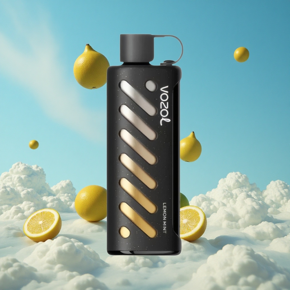 Citroen Munt VOZOL Gear Shisha 25000 Puffs Dubbele Mesh Spoel Dual Modes Belgie Groothandel