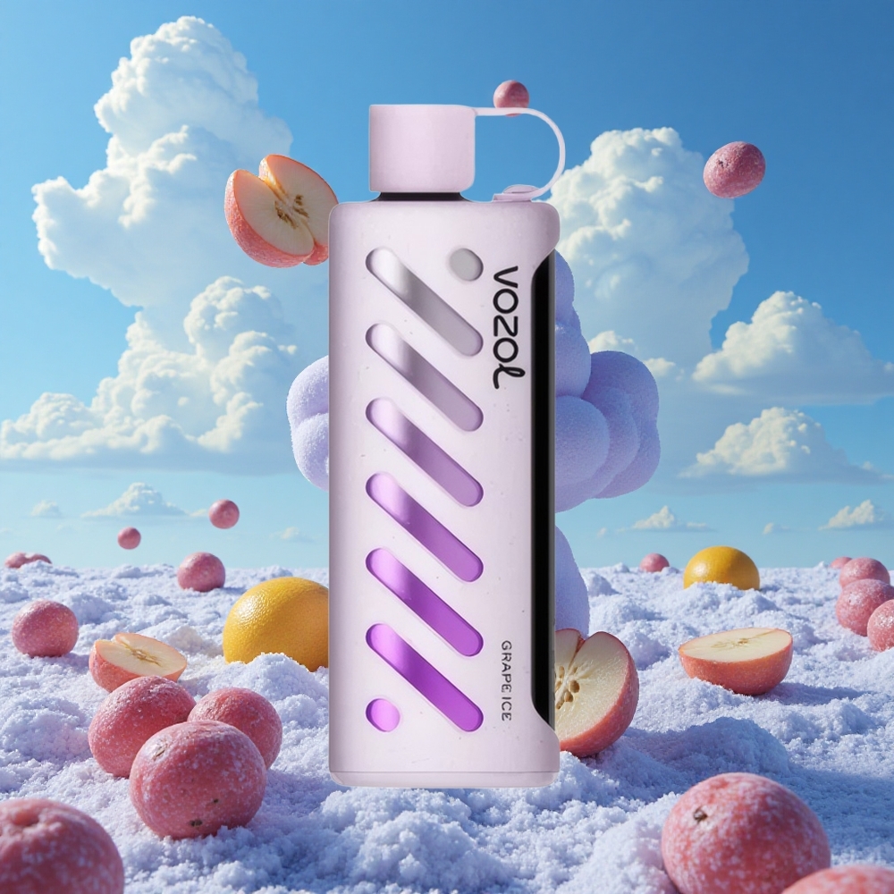 Druif Ijs VOZOL Gear Shisha 25000 Puffs Dubbele Mesh Modus Belgie Groothandel