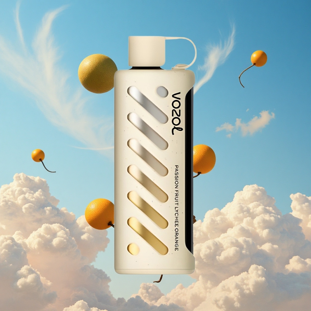 Passievrucht Lychee Sinaasappel VOZOL Gear Shisha 25000 Puffs 1000mAh Batterij Belgie Groothandel