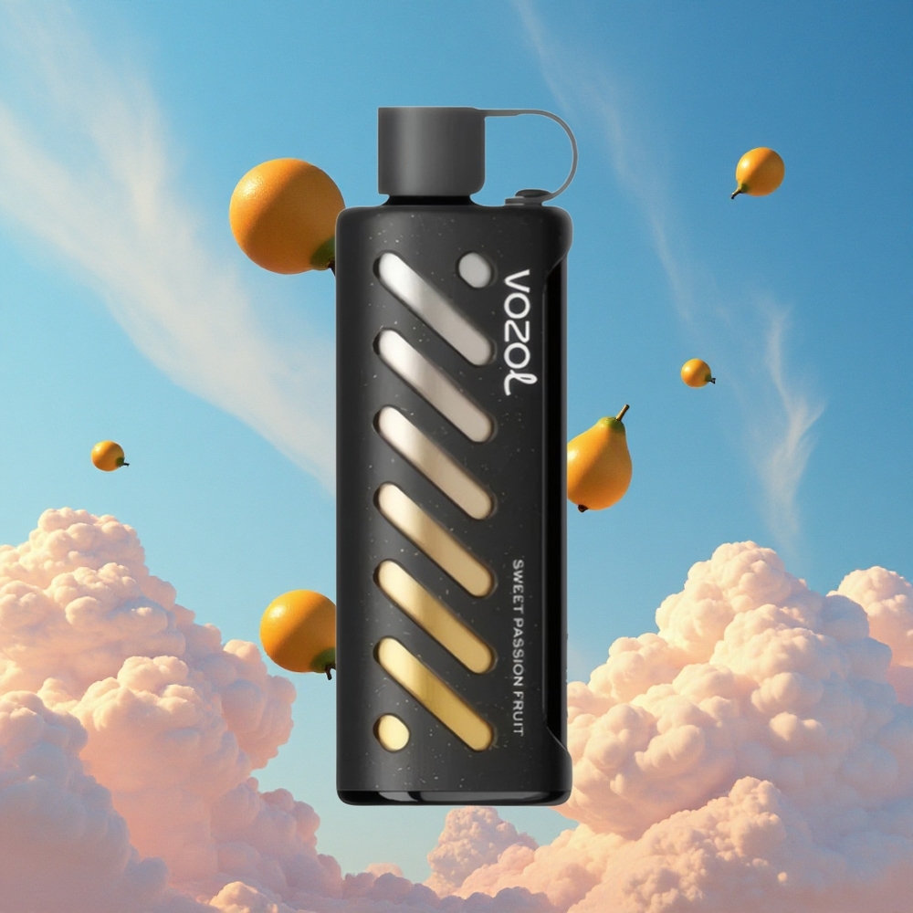 Zoete Passievrucht VOZOL Gear Shisha 25000 Puffs Dubbele Mesh Spoel Belgie Groothandel