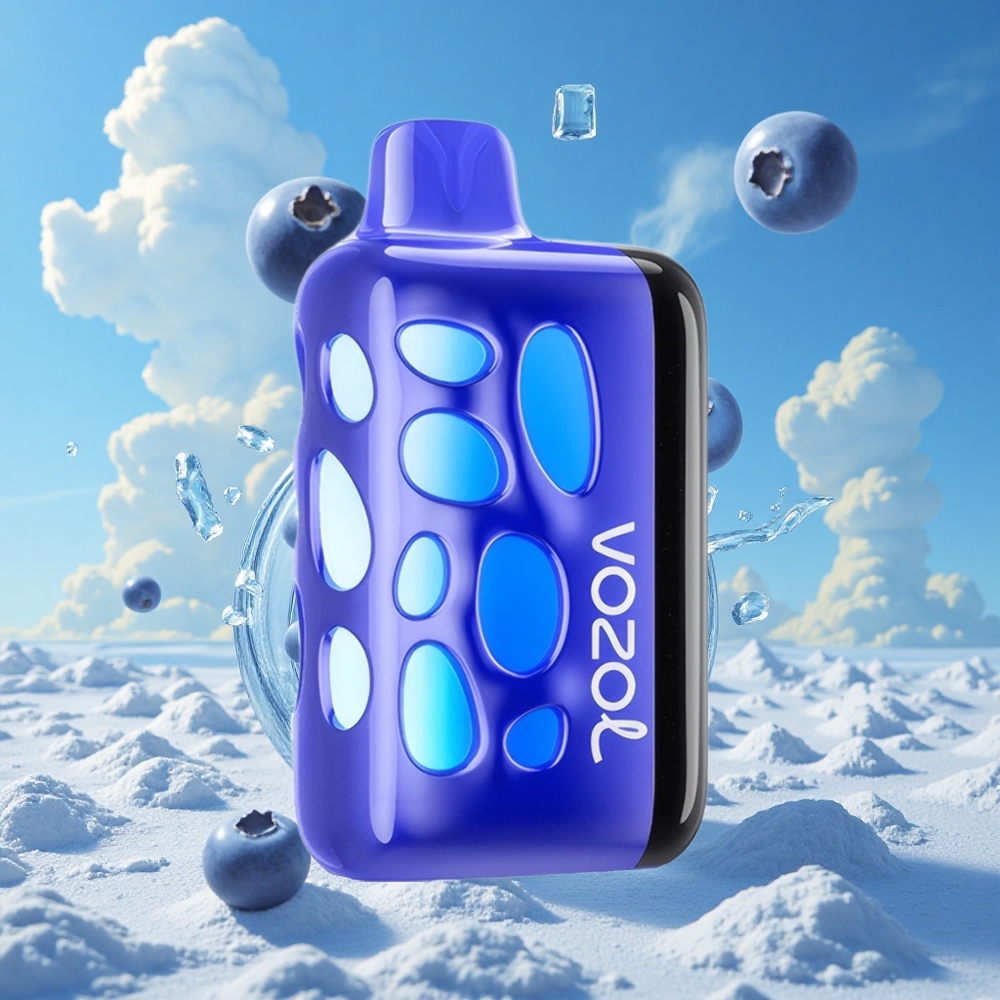 Blauwe Bes Ijs VOZOL RAVE 40000 270 Graden Vibrant Glow Belgie Groothandel