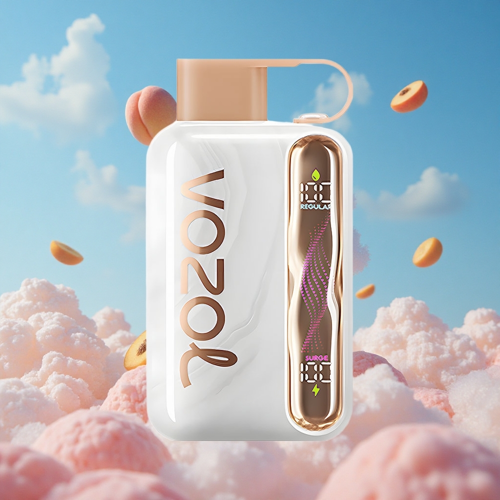 Perzik IJs VOZOL STAR 40000 Puffs Wegwerp Vape Type-C Belgie Groothandel