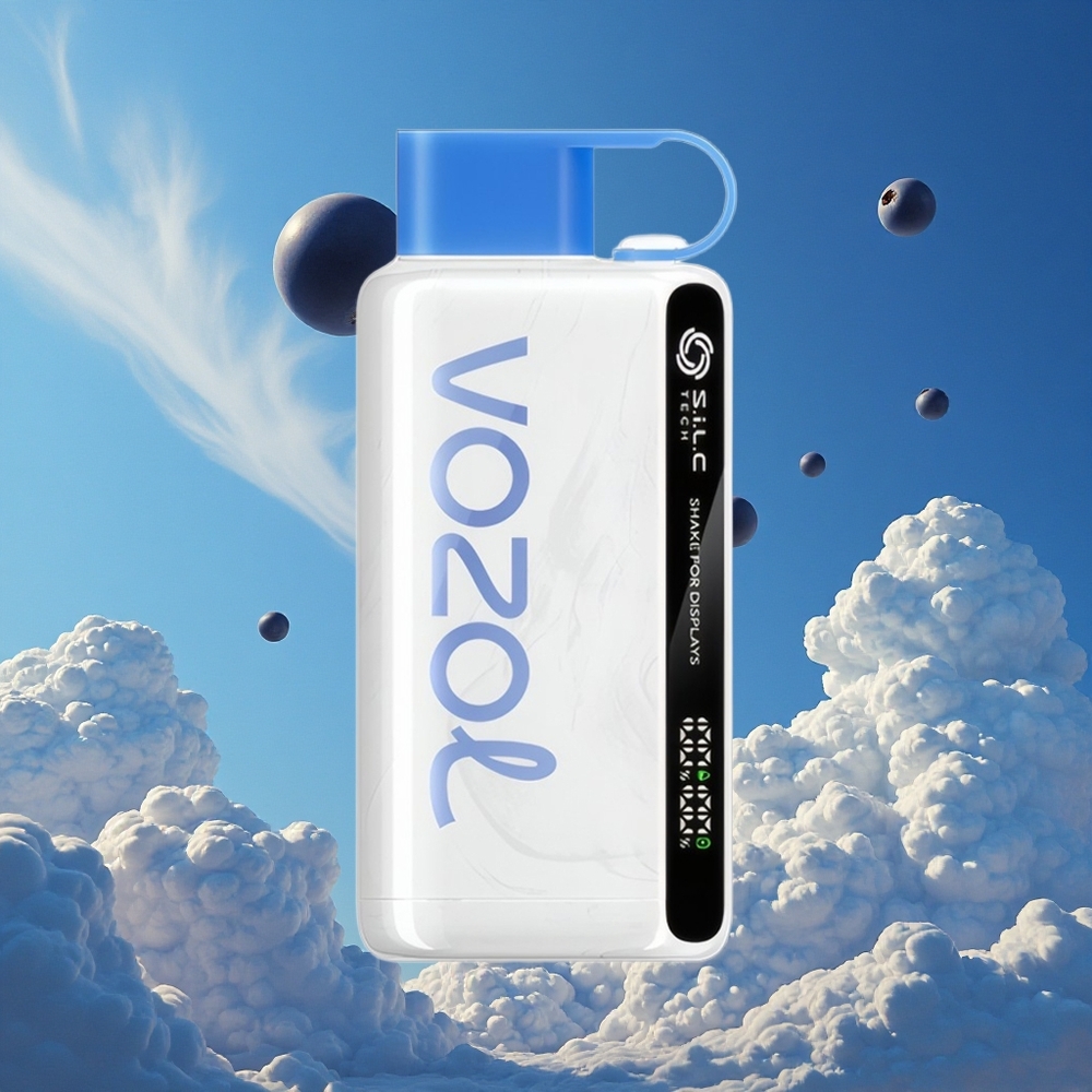 Blauwe Bosbes VOZOL STAR 9000/12000 Wegwerp Vape met S.i.L.C TECH Belgie Groothandel