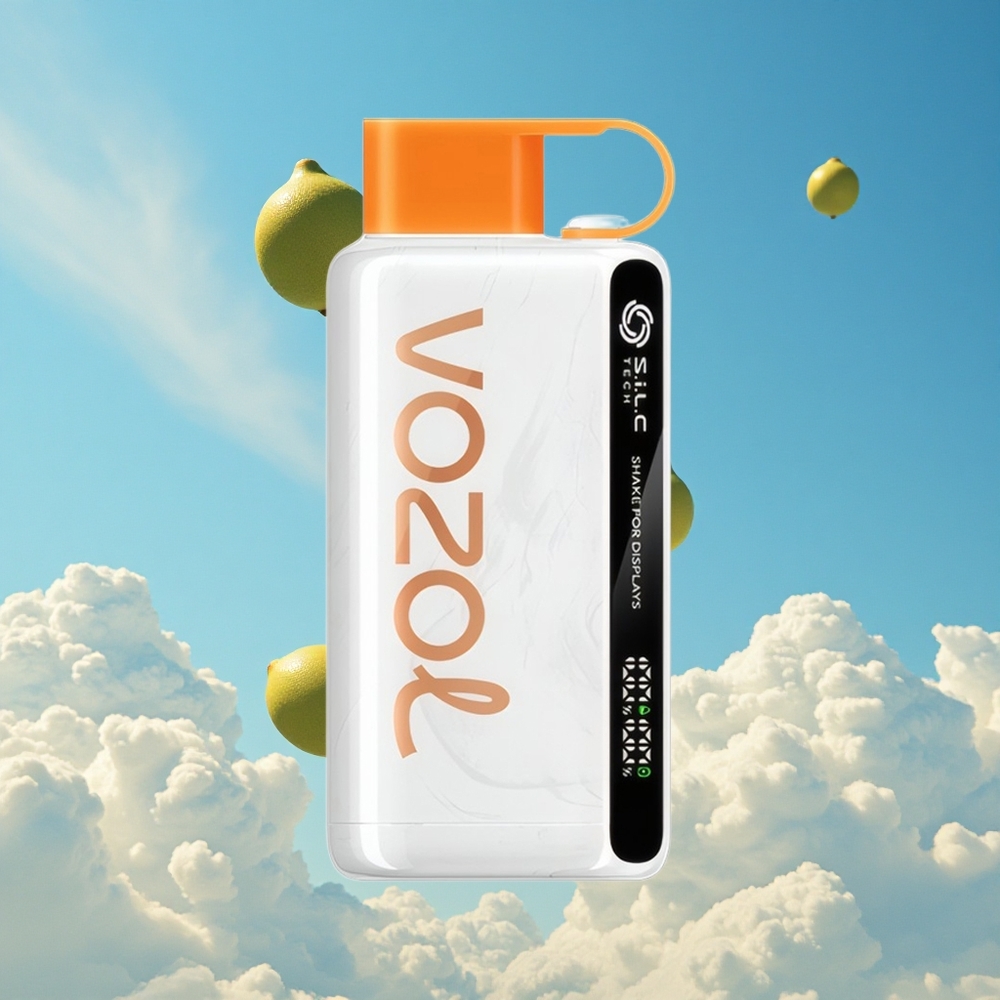 Citroen Lime VOZOL STAR 9000/12000 Wegwerp Vape met Snel Opladen Belgie Groothandel