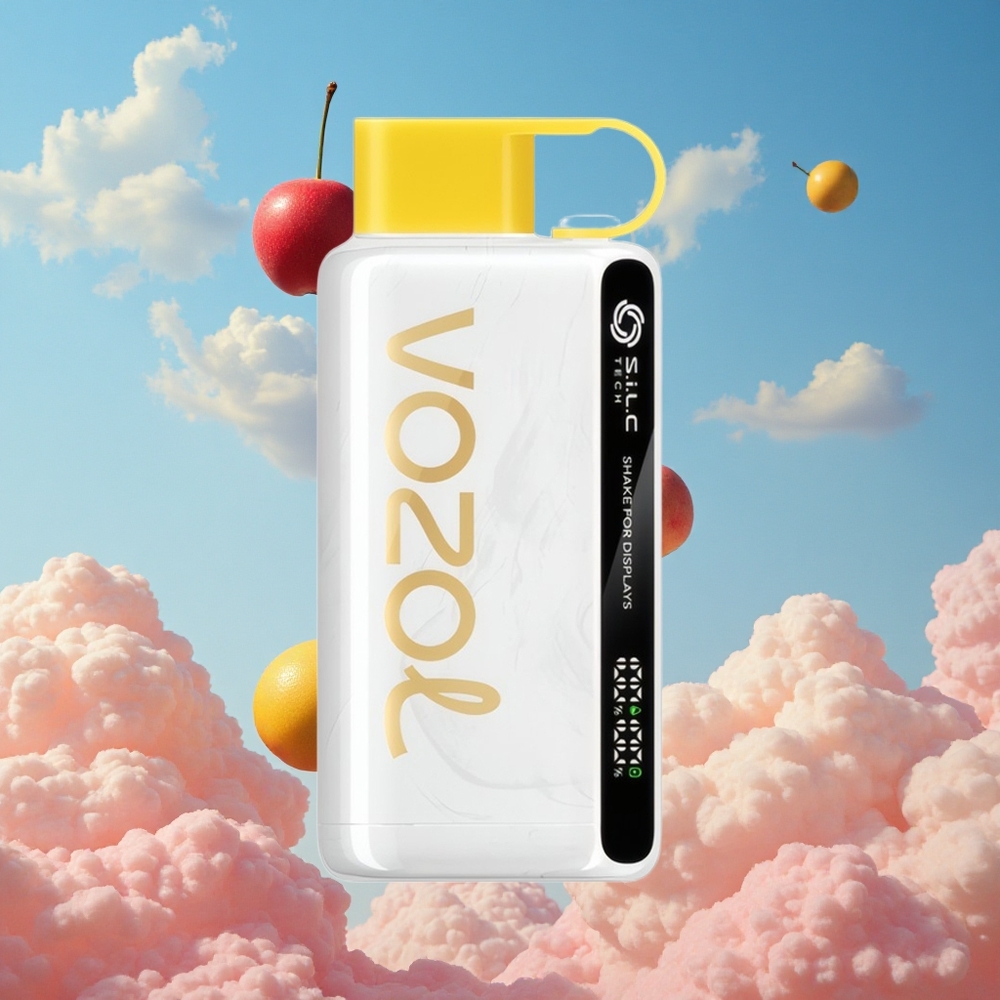 Kers Perzik Limonade VOZOL STAR 9000/12000 Wegwerp Vape Met 30% Snellere Oplading Belgie Groothandel