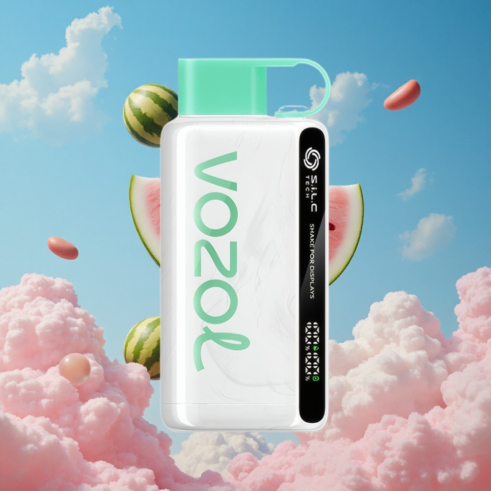 Watermeloen Bubble Gum VOZOL STAR 9000/12000 Wegwerp Vape met S.i.L.C TECH Belgie Groothandel