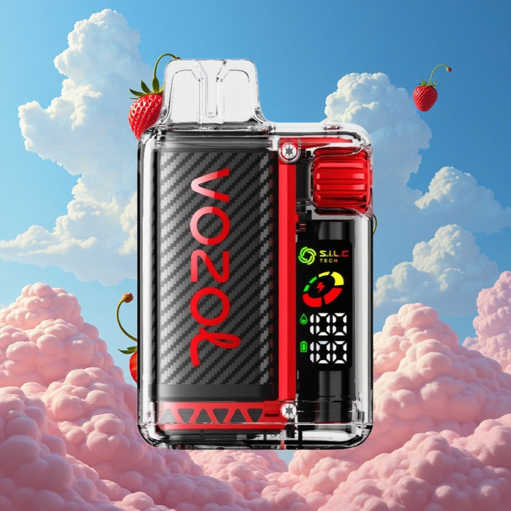 Aardbei Framboos Kers VOZOL Vista 20000 Puffs Oplaadbare Batterij 650mAh Belgie Groothandel