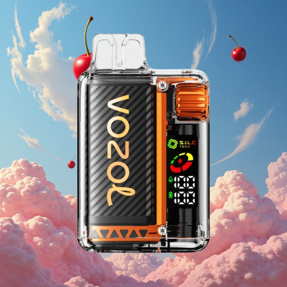 Kersen Cola VOZOL Vista 20000 Puffs Oplaadbare Herbruikbare Kit met OLED Scherm Belgie Groothandel